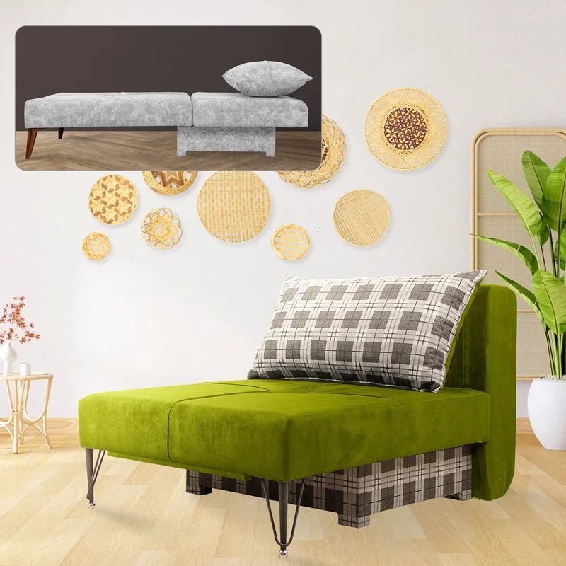 مبل تختخواب شو تک نفره مدل کمجا کد 1